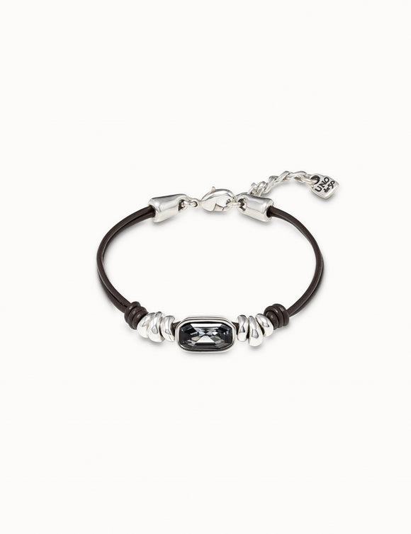 Cocodrile bracelet, silver