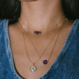 Crystal Ball Silk Slider Necklaces (Assorted)