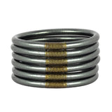 Graphite All Weather Bangles® (AWB®) - Serenity Prayer Medium