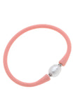 Bali Freshwater Pearl Silicone Bracelet (Asstd Colors)