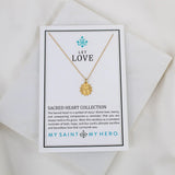 Sacred Heart Necklace (gold)