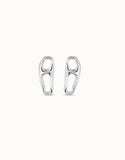 Cheerful earrings, silver