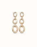 YOLO earrings, gold