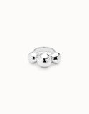 3 Central Beads rings (gold or silver)