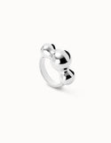 3 Central Beads rings (gold or silver)