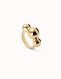 3 Central Beads rings (gold or silver)