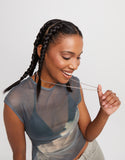 Longbeads Chain, silver or gold