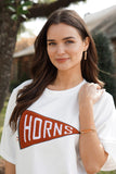 Texas Longhorns Slogan Ball Bead Bracelet