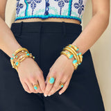Hydra Ring, Turquoise Blue