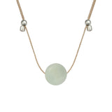 Crystal Ball Silk Slider Necklaces (Assorted)