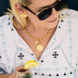 Compass Toggle Necklace