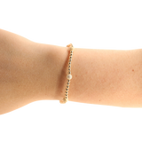 Madi Bracelet, 7.25" (gold or silver)