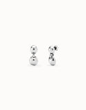 2 Bead earrings (gold or silver)