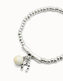Bracelet with murano glass and horseshoe