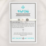First Holy Communion Pearl Bracelet (gold or silver)
