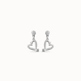 ONE LOVE earrings, silver