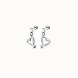 ONE LOVE earrings, silver