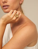 Femme Fatale ring, gold