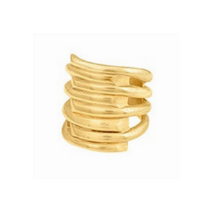 Tornado ring, gold