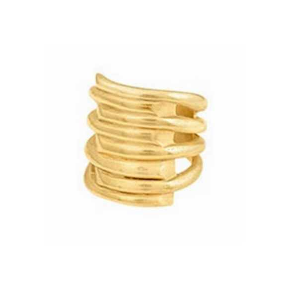 Tornado ring, gold