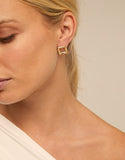 Femme Fatale earrings, gold