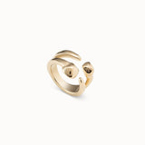 CONNECTED ring, gold