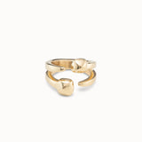 CONNECTED ring, gold