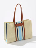 Aria Boxy Tote, Natural