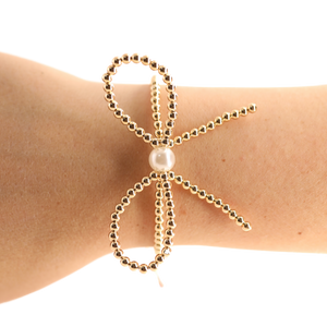 Bow Bracelet, gold