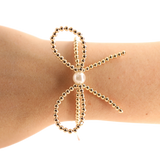 Bow Bracelet, gold