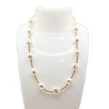 Sadie Pearl Necklace in Gold