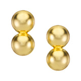 Double Margaret Studs, gold