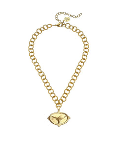 Longhorn Intaglio Necklace