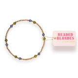 Charlotte Bracelet in Denim and Olive