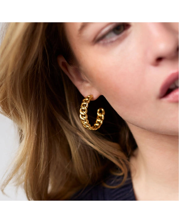 Dolce Hoop earrings, gold