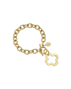 Open Clover Chain Bracelet