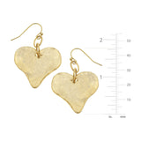 Gold Heart Earrings
