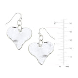 Silver Heart Earrings (Style 2)