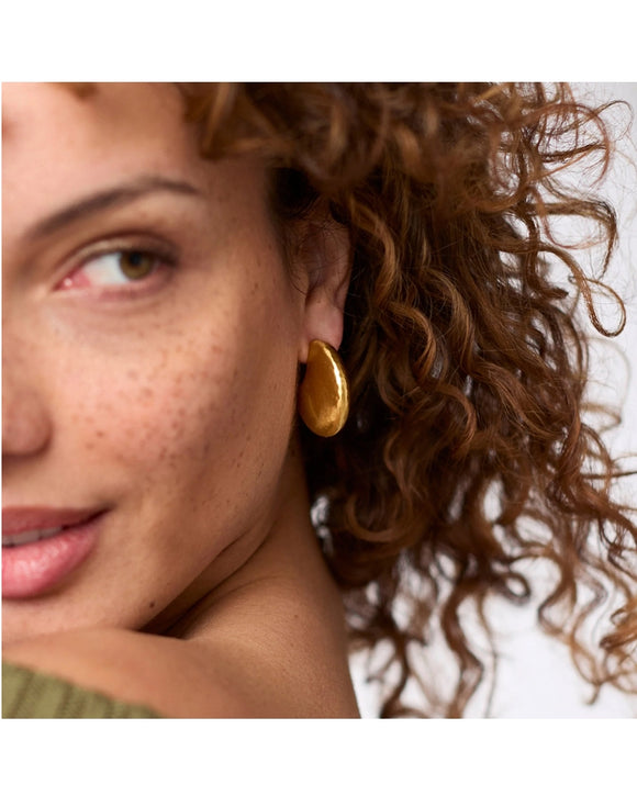Solara Hoop earrings, gold