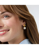 Bee Pearl Drop Earrings