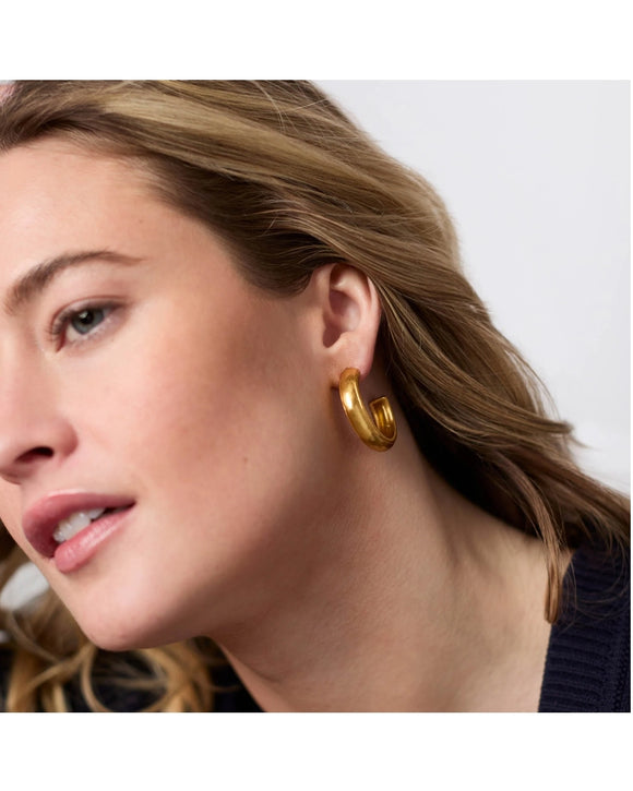 Cannes Hoop earrings, gold