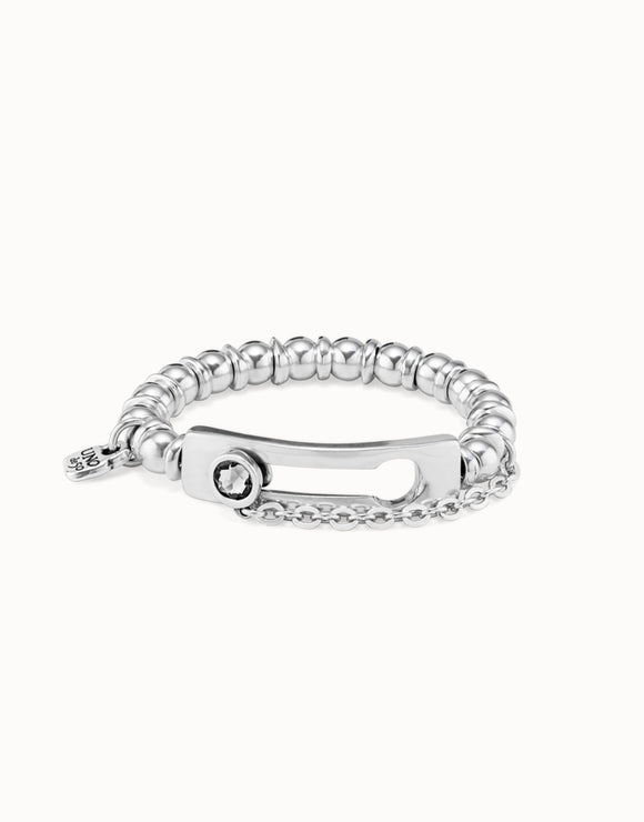 empower bracelet, silver
