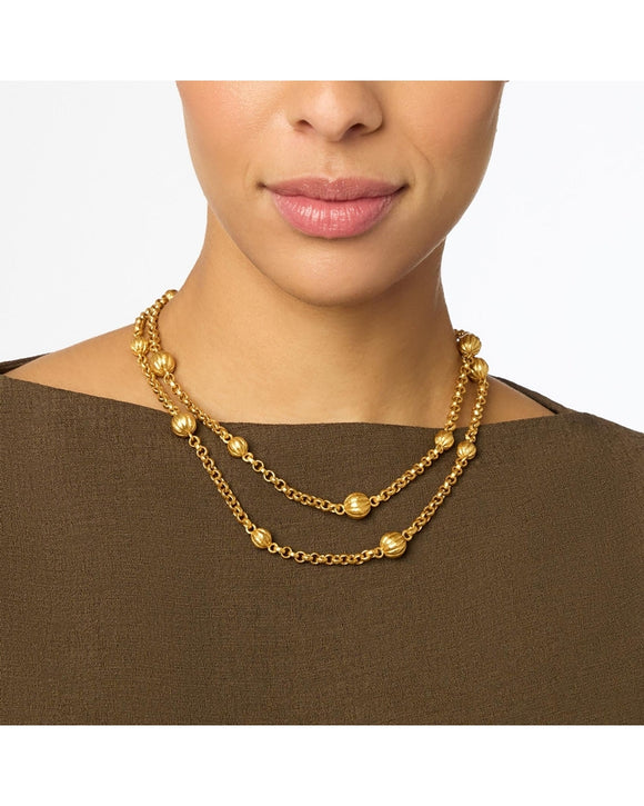 Cirque Station Necklace, gold