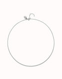 Link chain charm necklace (silver)
