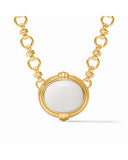 Portofino Demi Necklace-White Jade-OS