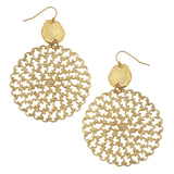 Filigree Earrings, gold