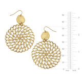 Filigree Earrings, gold