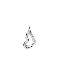 Big heart-shaped Charm (silver)