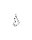 Big heart-shaped Charm (silver)