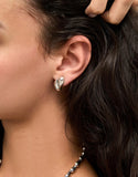 Anima Earrings, silver